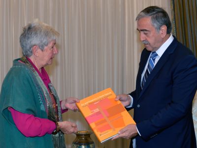 Trautmann presented her books to Akıncı