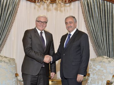 Akıncı received Steinmeier