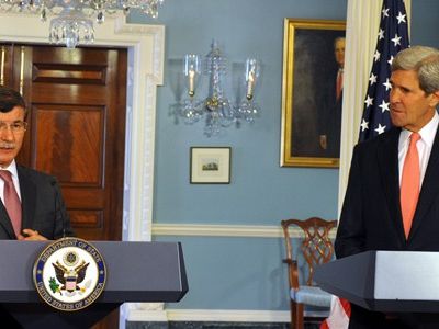 Davutoğlu-Kerry Meeting
