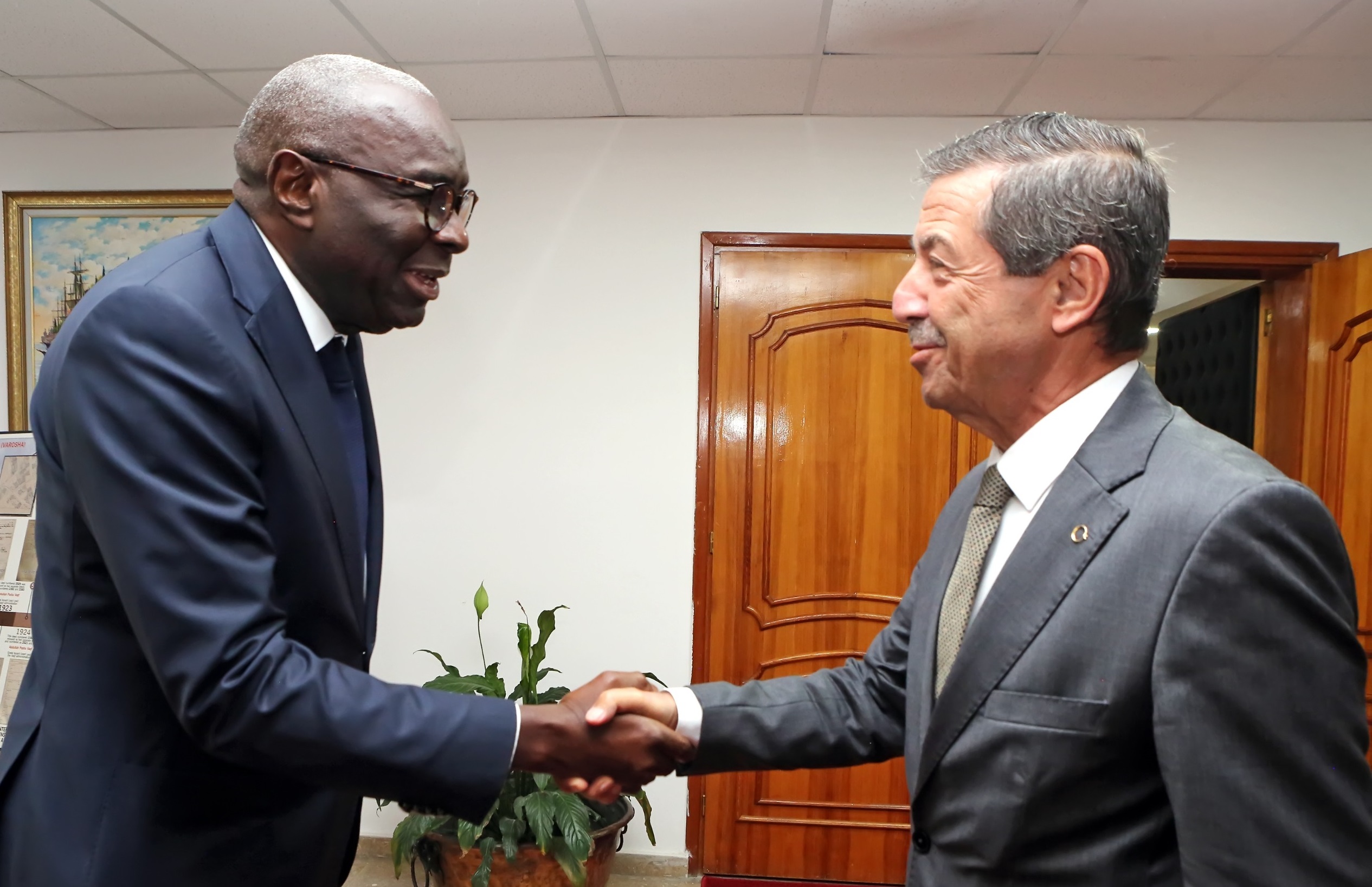 Foreign Minister Ertuğruloğlu meets with UN Special Representative Diagne