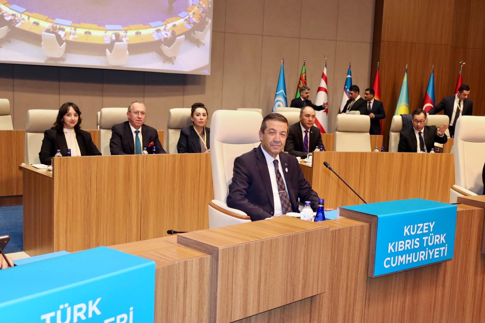 Dışişleri Bakanı Ertuğruloğlu, TDT Dışişleri Bakanları Toplantısı’nda konuştu