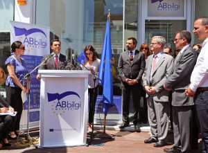 Minister of Foreign Affairs Özdil Nami inaugurated EU Information Center