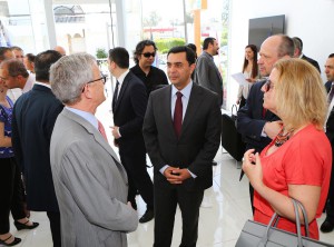 Dışişleri Bakanı Özdil Nami, Avrupa Birliği (AB) Bilgi Merkezi'nin açılışını gerçekleştirdi