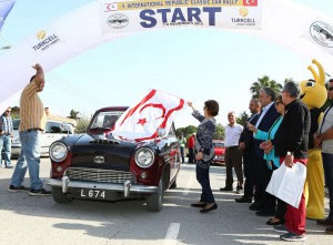 The Rally was given a start together by President Mustafa Akıncı and Foreign Minister Emine Çolak in front of the Ministry of Foreign Affairs building.  