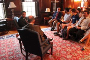Minister of Foreign Affairs Nami attends a panel at Yale University