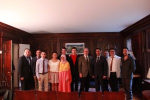 Minister of Foreign Affairs Nami attends a panel at Yale University