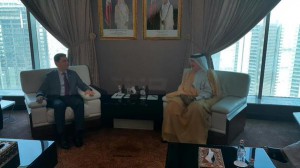 Foreign Minister Özdil Nami meets with Deputy Foreign Minister of Qatar Mohammed bin Abdullah bin Mutib Al Rumaihi