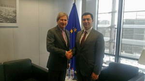 Dışişleri Bakanı Özdil Nami, Avrupa Komisyonu’nun Genişlemeden ve Komşuluk Politikalarından sorumlu Komiseri Johannes Hahn ile görüştü