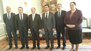 Dışişleri Bakanı Özdil Nami, Türkiye Cumhuriyeti Londra Büyük Elçisi Sn. Abdurrahman Bilgiç'i ziyaret etti.