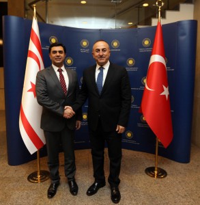 Dışişleri Bakanı Özdil Nami, TC Dışişleri Bakanı Çavuşoğlu ile biraraya geldi.