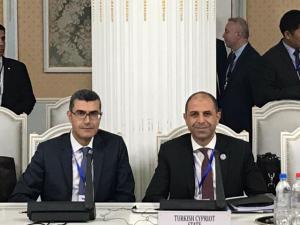 Deputy Prime Minister and Minister of Foreign Affairs Özersay attended Economic Cooperation Organization (ECO) in Tajikistan (18/04/2018)