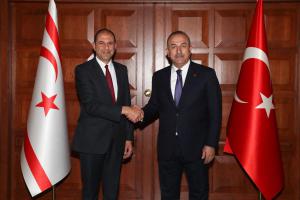 Deputy Prime Minister and Minister of Foreign Affairs Özersay met with Turkish Foreign Minister Mevlüt Çavuşoğlu (03/09/2018)