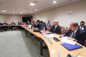 Özersay gave a speech at ECO Foreign Ministers Meeting (27.09.2019)