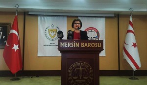 Foreign Minister Emine Çolak holds a series of contacts in Mersin upon the invitation of Mersin Bar Association