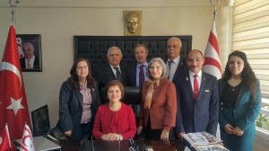 Foreign Minister Emine Çolak visits the TRNC Mersin Consulate
