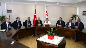 Minister of Foreign Affairs Emine Çolak received Naci Koru, the deputy Foreign Minister of Turkey and his accompanying delegations    