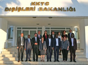 Minister of Foreign Affairs Emine Çolak received foreign guest politicians in her office.