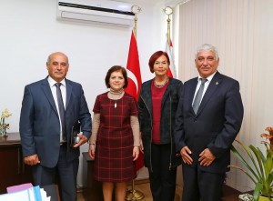 Foreign Minister Emine Çolak receives Vice President of the Council of Europe Congress of Local and Regional Authorities Gaye Doğanoğlu 