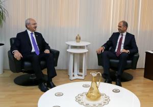 Bakan Özersay, CHP Genel Başkanı Kılıçdaroğlu’nu kabul etti (7 Aralık 2018)