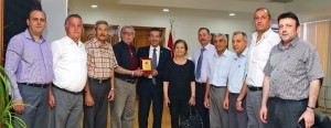 Bakan Ertuğruloğlu KKTC Şehit Aileleri ve Malul Gaziler Derneği’nden bir heyeti kabul etti
